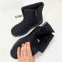 Черевики жіночі зимові утеплені 40р 26см Калоші утеплені чорного кольору