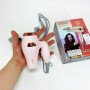Фен для волосся дорожній VGR V-432 PINK, з концентратором 1000 Вт, іонізація та 2 режими. Колір: рожевий