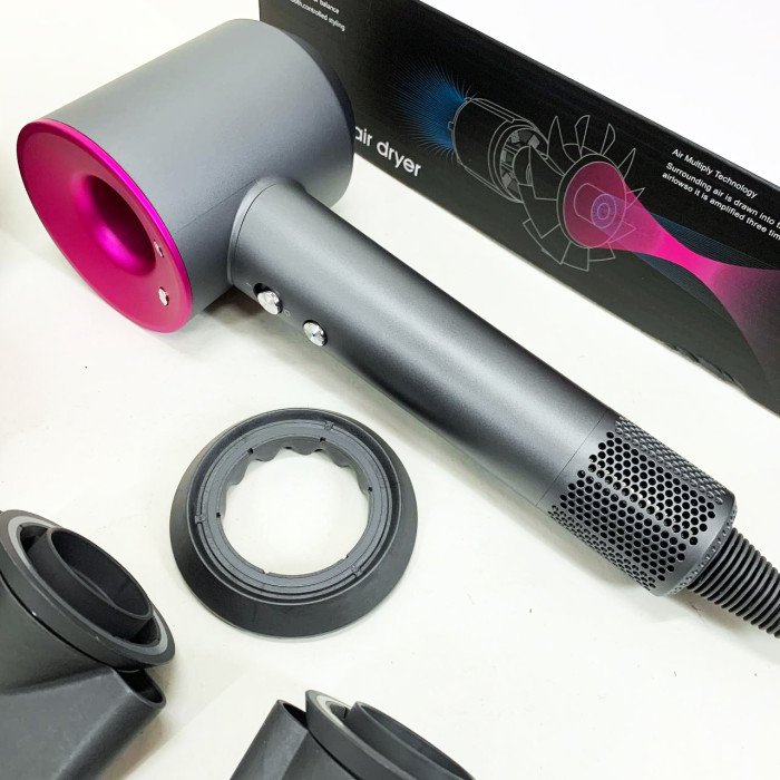 Фен Super Hair Dryer з 5 насадками для швидкого сушіння та укладання волосся