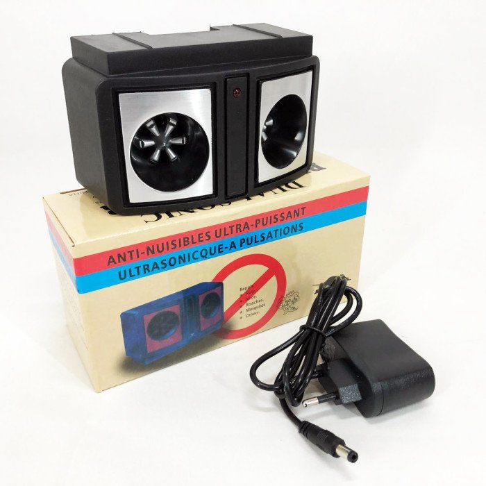 Ультразвуковий електронний відлякувач гризунів, мишей, щурів та комах DUAL SONIC PEST REPELLER