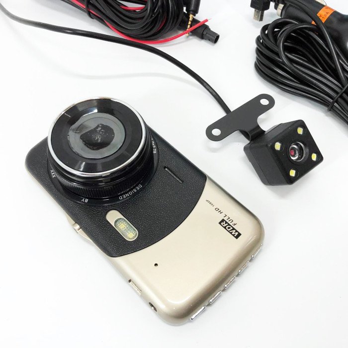 Відеореєстратор автомобільний MHZ DVR CT503 1080P з двома камерами, Реєстратор з камерою на машину