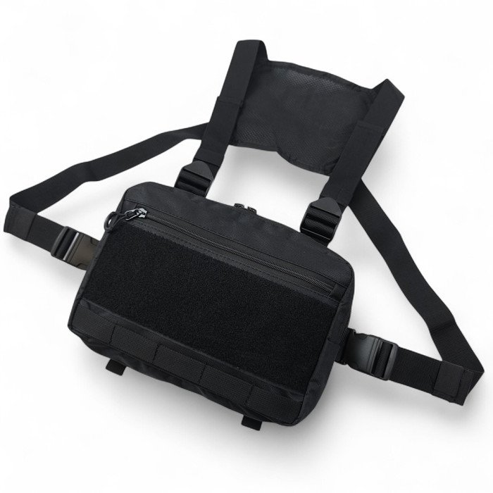 Нагрудна сумка для патчів і шевронів | 5 кишень | MOLLE , чоловіча сумка тактична