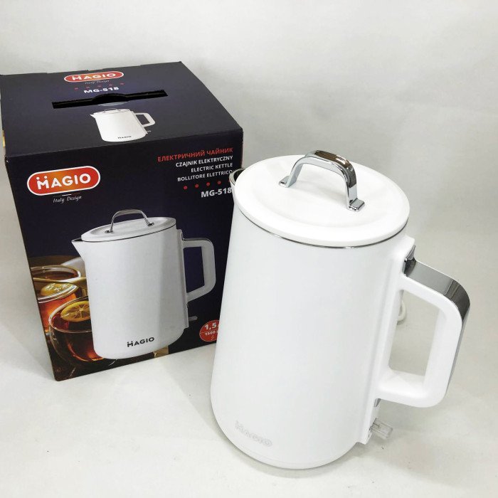 Електрочайник-термос MAGIO MG-518, 1,5 л, 1500Вт