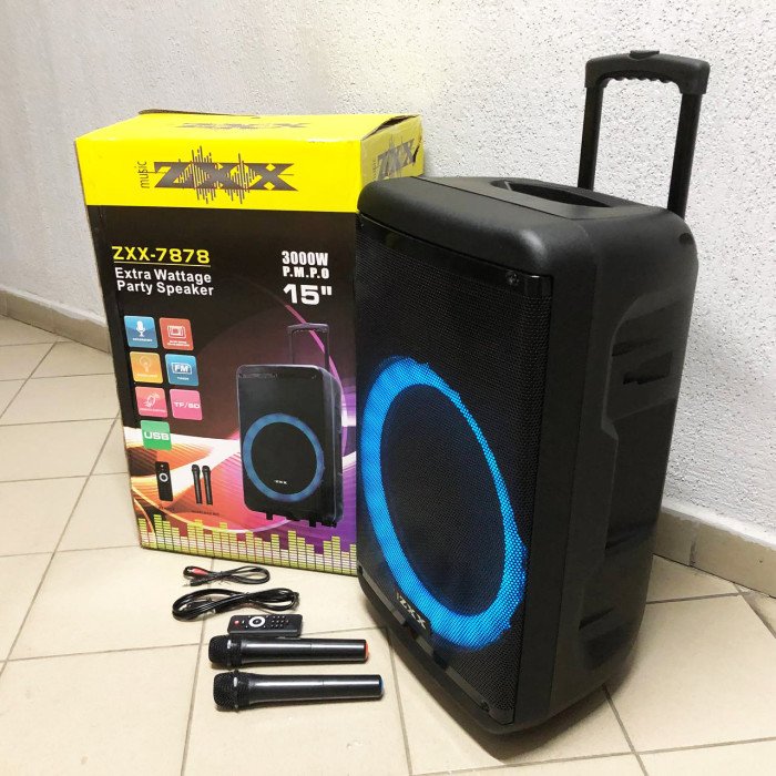 Акустична переносна колонка ZXX-7878/8161 600 Вт 15