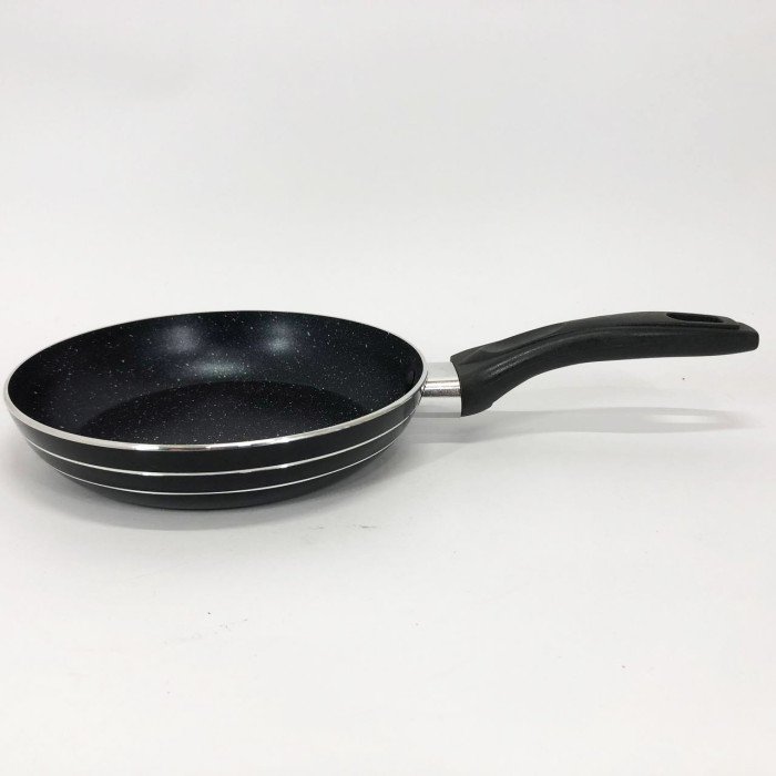 Сковорода UNIQUE UN-5151 антипригарне гранітне покриття 18 см темний мармур