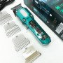 Аккумуляторная машинка для стрижки VGR V-900 с дисплеем, беспроводная для стрижки волос. Цвет: зеленый