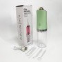 Іригатор для чищення зубів та порожнини рота Oral Irrigator з акумулятором та змінними насадками. Колір: зелений