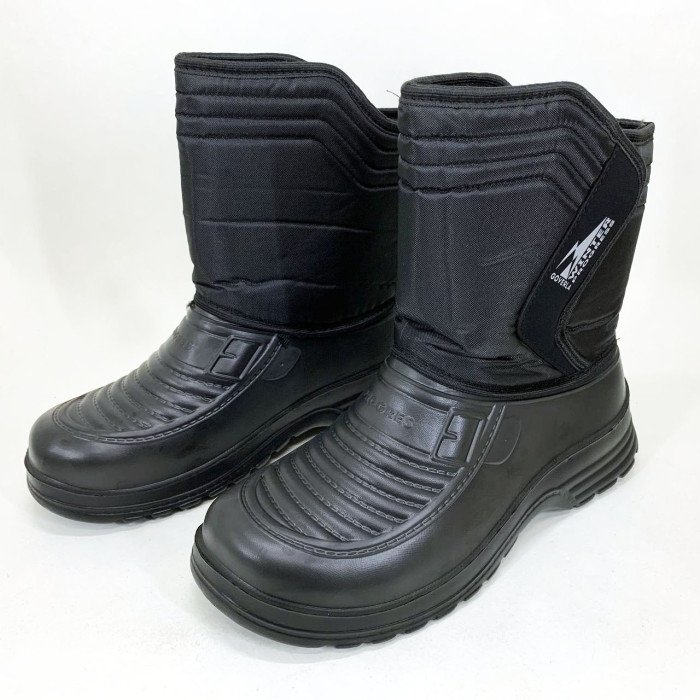 Чоботи чоловічі чорні утеплені 46р 28,5см, Напівчеревики робочі, Зручні черевики для роботи