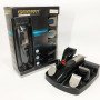 Машинка для стрижки 5в1 Geemy GM-853 стайлер, бритва, триммер на акумуляторі нержавіюча сталь 6 насадок