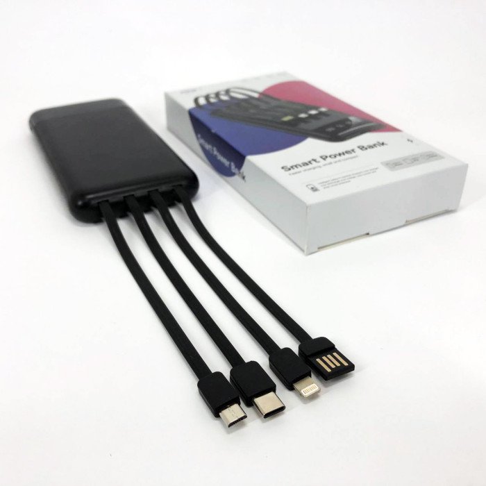 Павербанк Power Bank UKC 50000mAh Мобільна зарядка зовнішній акумулятор портативний павер. Колір: чорний