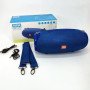 Портативна Bluetooth колонка TG534 SD IPX5 з ремінцем, портативна колонка блютус. Колір: синій