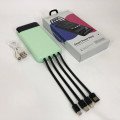 Павербанк Power Bank UKC 50000mAh Мобільна зарядка зовнішній акумулятор портативний павер. Колір: зелений