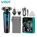 Багатофункціональна професійна електробритва VGR 3 в 1 V-303: бритва, триммер та стрижка
