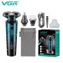 Багатофункціональна професійна електробритва VGR 3 в 1 V-303: бритва, триммер та стрижка