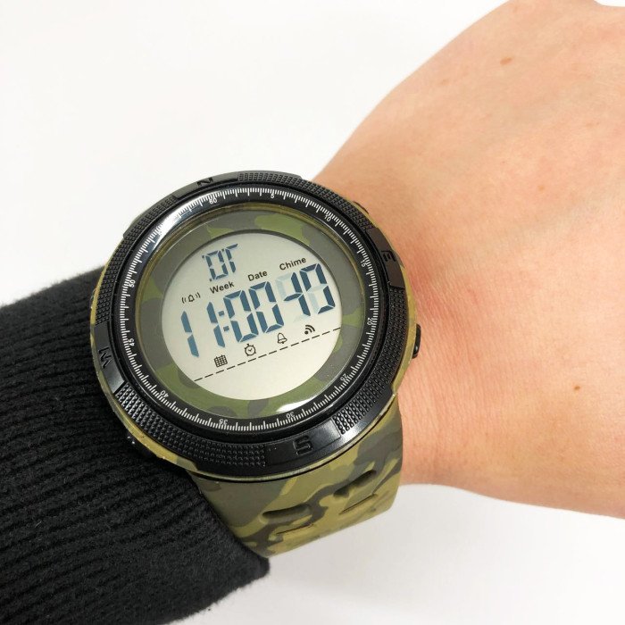 Годинник наручний чоловічий SKMEI 2070CMGNWT ARMY GREEN CAMO. Колір: камуфляж