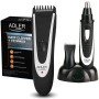 Машинка для стрижки Adler AD 2822 чоловічий тример з насадками для голови носа вух та тіла