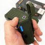 Ліхтарик-запальничка армійська MULTIFUNCTIONAL D51-COB, Запальничка на подарунок в упаковці. Колір: зелений