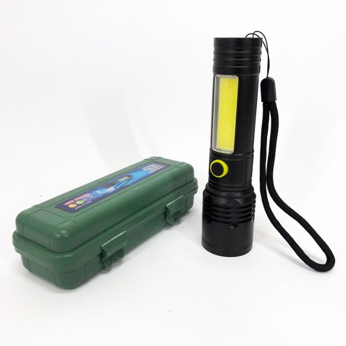 Ліхтарик BN-537-TG+COB (White+red), Тактичний ліхтар ручний, Топ-ліхтарик, Ліхтарик поліс