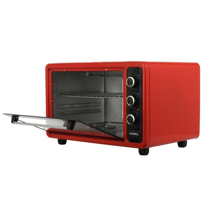 Електрична піч ASEL AF-40-23. Колір: червоний
