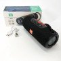 Портативна Bluetooth колонка TG341 зі шнурком, акумуляторна переносна колонка. Колір: чорний
