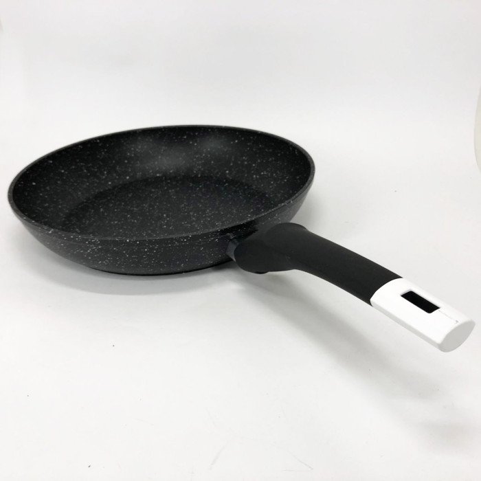 Сковорода UNIQUE UN-5137 28 см граніт темний, Сковорода з антипригарним покриттям для газової плити