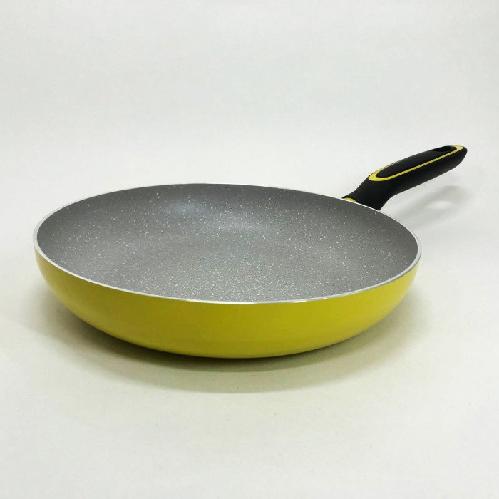 Сковорода Magio MG-1177 із мармуровим антипригарним покриттям 24 см, сковорода зручна на кухню