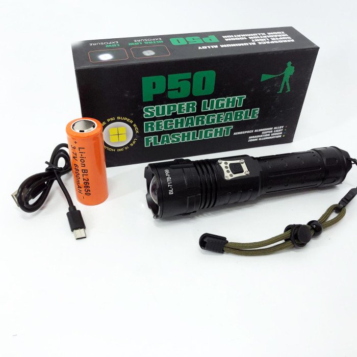 Ліхтар Над яскравий Police BL-717B-P99 Ultra Brite, Переносний ручний потужний ліхтар водонепроникний