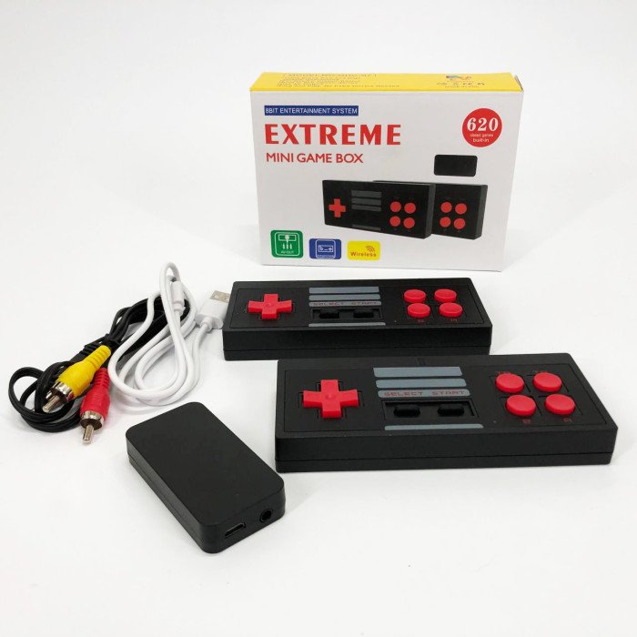 Ігрова приставка з бездротовими джойстиками N-22, Ретро ігрова приставка приставка денді