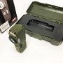 Ліхтарик-запальничка армійська MULTIFUNCTIONAL D51-COB, Запальничка на подарунок в упаковці. Колір: зелений