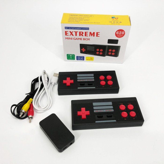 Ігрова приставка з бездротовими джойстиками N-22, Ретро ігрова приставка приставка денді