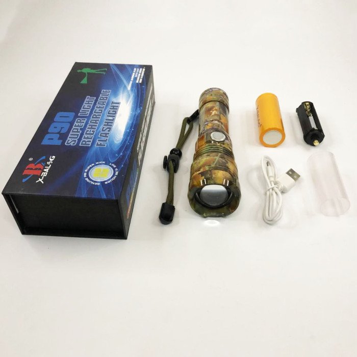 Ліхтарик ручний тактичний Bailong BL-P512M-P90, Тактичний ліхтар, Сильний ліхтарик, Лід ліхтар ручний