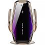 Автомобільний тримач S7 для телефону з швидкою зарядкою S7. Колір: золотий