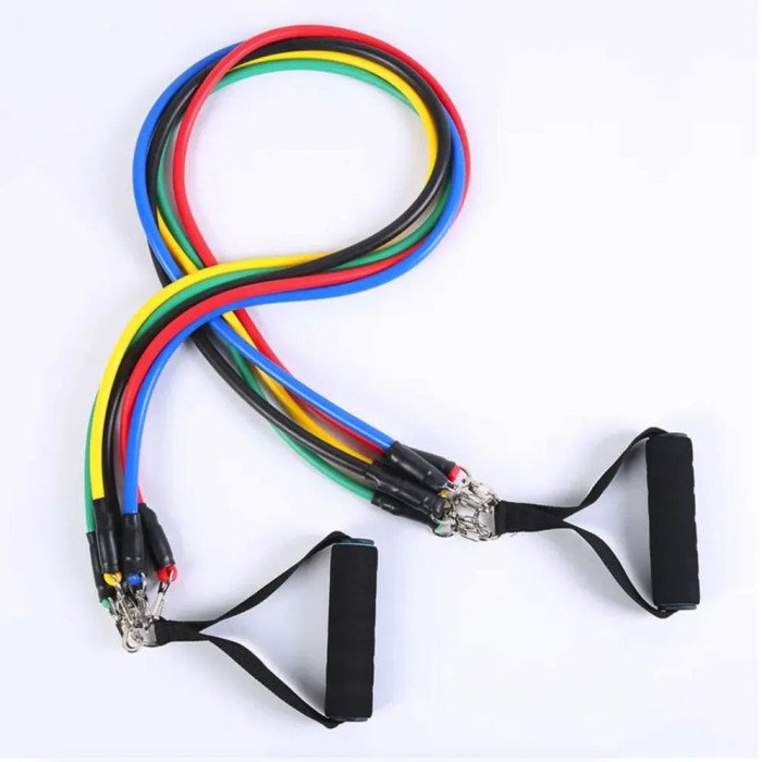 Гумовий еспандер для тренувань рук, Фітнес гумки 5 в 1, Фітнес петлі гумки еспандер