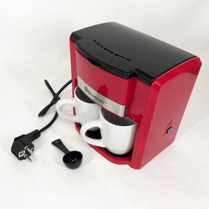 Крапельна кавоварка Domotec MS-0705 500 Вт з двома порцеляновими чашками в комплекті
