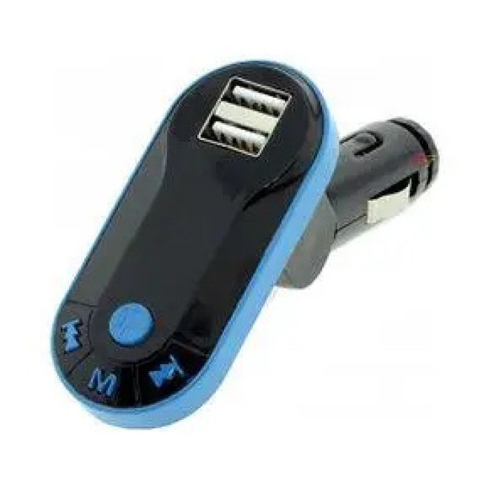 Автомобільний трансмітер/модулятор CM i9, радіо трансмітер, FM модулятор для автомобіля. Колір: синій
