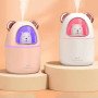 Зволожувач повітря Bear Humidifier H2O USB Ультразвуковий зволожувач повітря Арома 300мл. Колір: рожевий