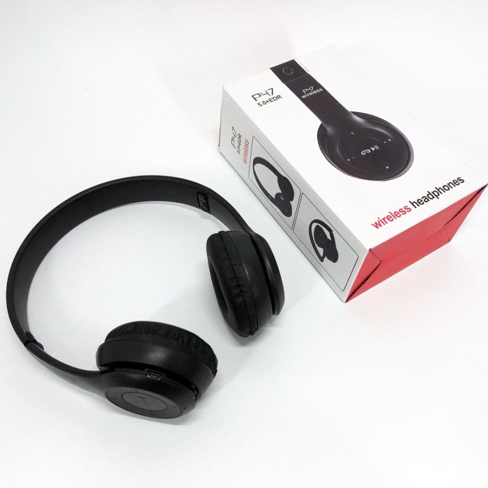 Бездротові навушники Bluetooth Wireless Headset P47 Black Гарнітура для ПК, телефону з мікрофоном
