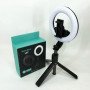 Монопод з кільцевою лампою 16 см (трипод, c bluetooth) L07