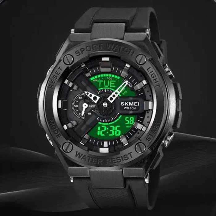 Годинник наручний чоловічий SKMEI 2101BK, армійський годинник протиударний, оригінальний чоловічий годинник спортивний