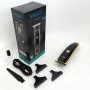 Тример для стрижки волосся та бороди VGR V-966 LED Display, машинка чоловіча для гоління. Колір: золотий