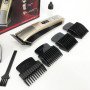 Машинка для стрижки Gemei GM-657 бездротова з комплектом насадок, Перукарські машинки