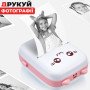 Портативний мініпринтер Mini printer з Bluetooth для термодруку без чорнила зі смартфона. Колір: рожевий