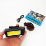 Ліхтар WORKLIGHT 2 в 1 5305-COB(WHITE+YELLOW), Потужний ліхтар для риболовлі, Потужний ліхтар на голову