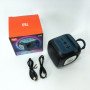 Портативна Bluetooth колонка TG359 7W з RGB підсвічуванням, гучна колонка для вечірки. Колір: чорний
