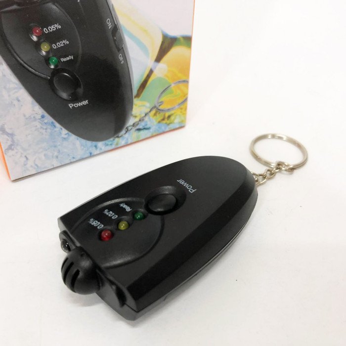 Електронний портативний алкотестер з підсвічуванням 2 x ААА, Компактний портативний алкотестер