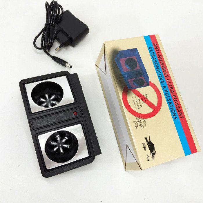 Ультразвуковий електронний відлякувач гризунів, мишей, щурів та комах DUAL SONIC PEST REPELLER