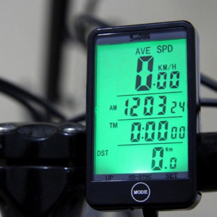 Велокомп'ютер SD-576C бездротовий з підсвічуванням екрану
