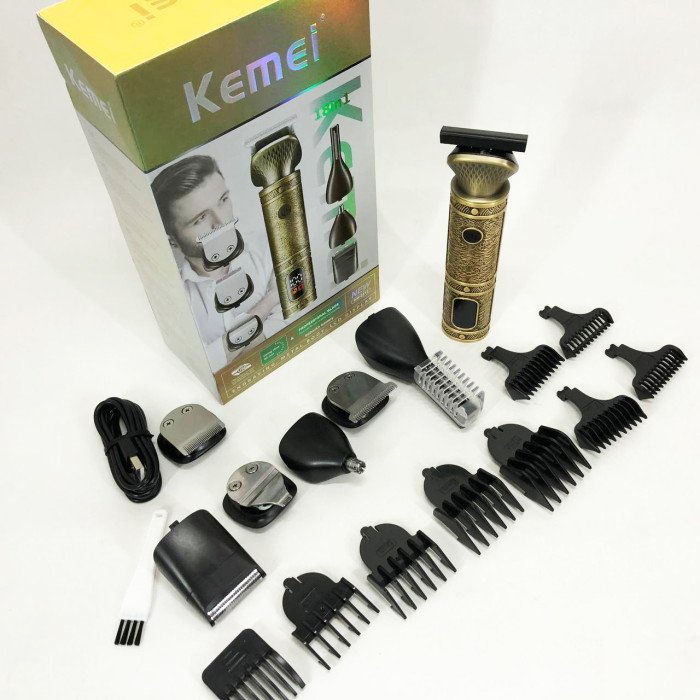 Тример 18 в 1 Kemei KM-2313, Універсальний триммер для чоловіків хороші машинки для стрижки волосся для дому