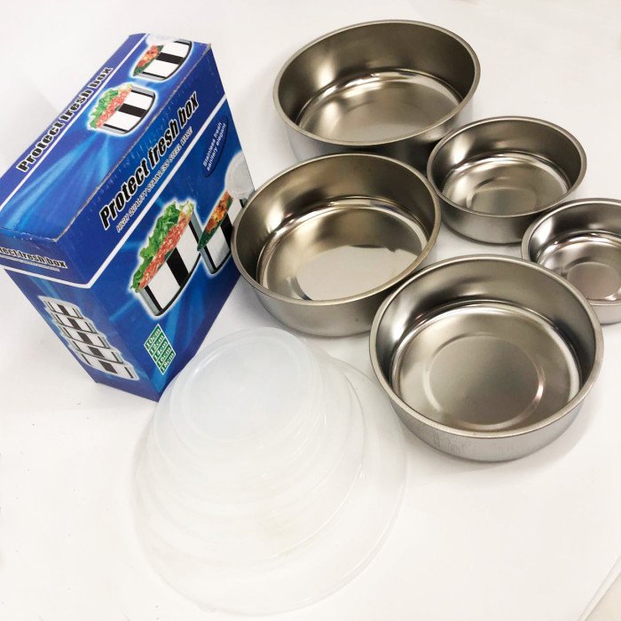 Набір харчових контейнерів Unique UN-1515 5 шт із нержавіючої сталі