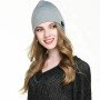 Портативна колонка шапки з bluetooth навушниками SPS Hat BT True. Колір: сірий
